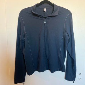 Vintage GAP boby Stretch Navy & Blue full zip sweater